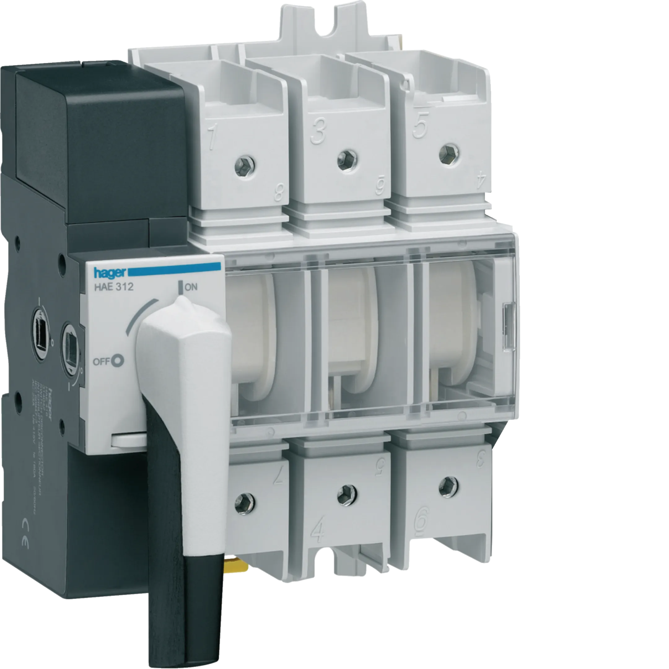 SKLOPKA RASTAVNA 125A  0-1  3-POL,  HAE312,   HAGER