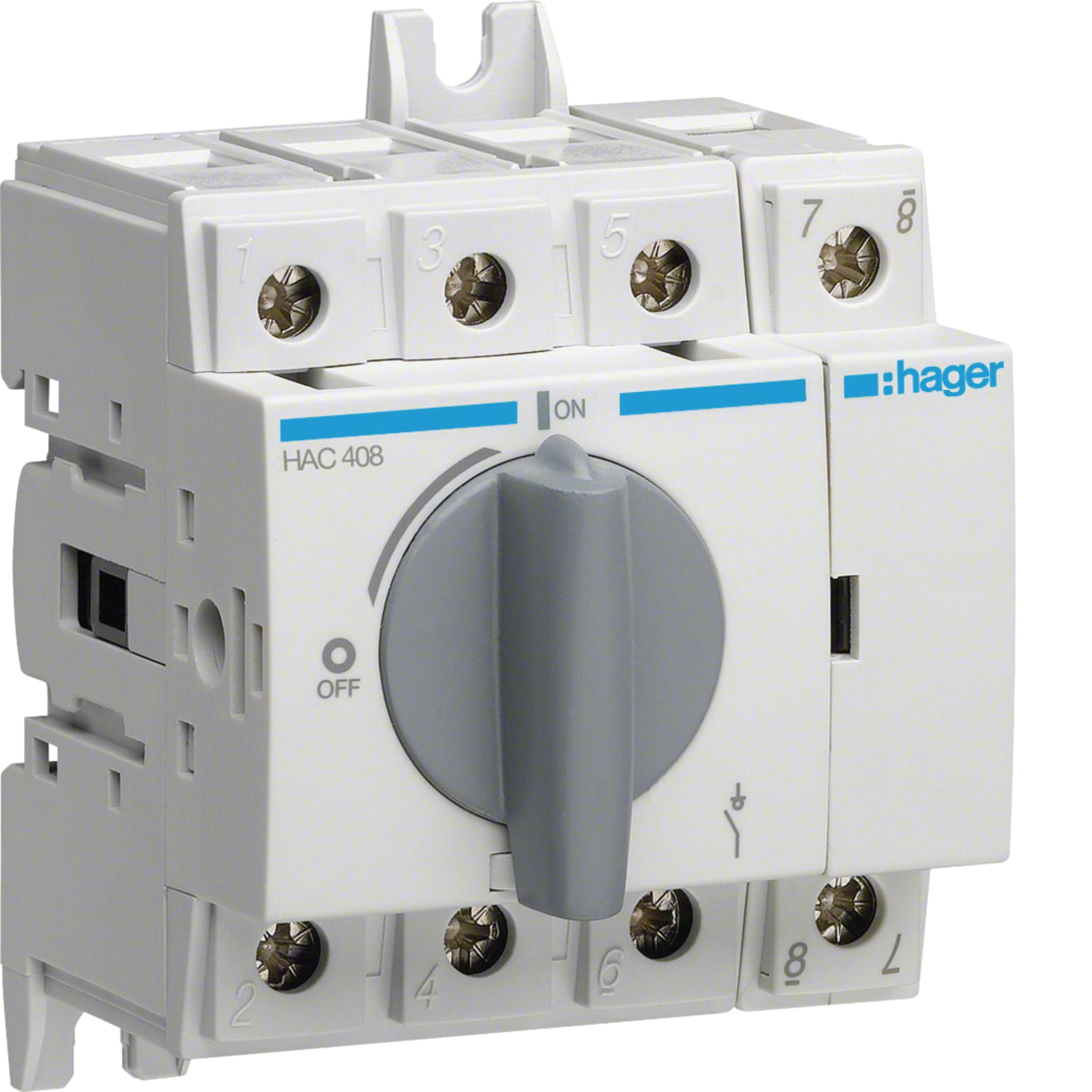 SKLOPKA RASTAVNA  80A  0-1  4-POL,  HAC408,   HAGER