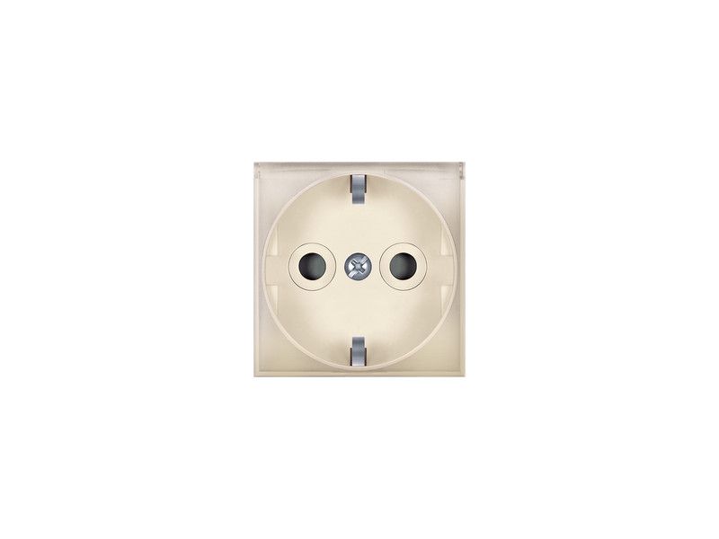 PRIKLJUCNICA DVOPOLNA EXP SA POKL. I ZASTIT. 2M, KREM/TRANSP., 74104.9T,  ALING-