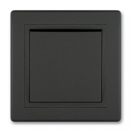 PREKIDAC NAIZMJENICNI PRESTIGE 10A 250V, CRNA SOFT,  607.E1E1,  ALING CONEL