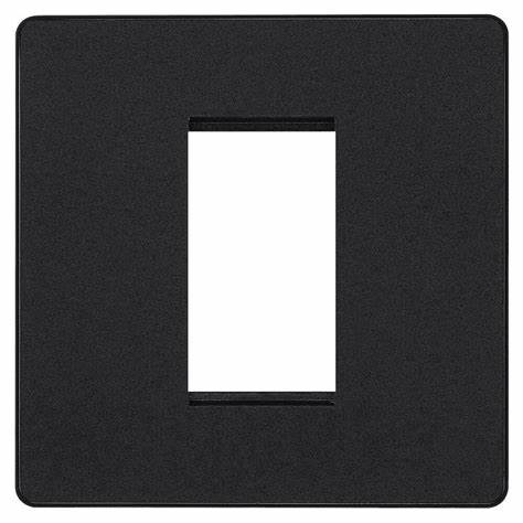 MASKA 1M JEDNOSTRUKA MODULARNA-CRNA,  6501.E,   ALING-CONEL