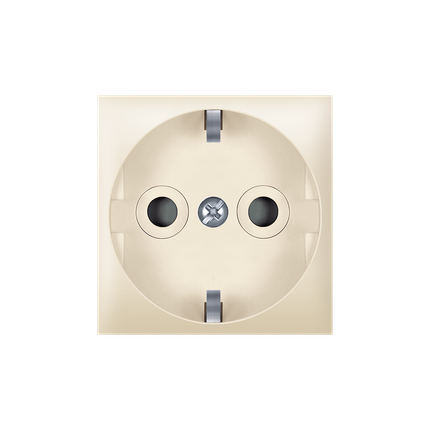 PRIKLJUCNICA DVOPOLNA EXP SA ZASTITOM 2M, KREM,  74102.9,   ALING-CONEL