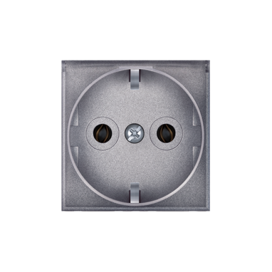 PRIKLJUCNICA DVOPOLNA EXP SA POKLOPCEM 2M, SILVER/TRANSP.,  74103.ST,   ALING