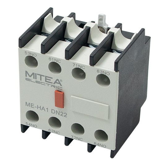POMOCNI KONTAKT ZA KONTAKTOR ME-HA1D22,  2NO+2NC,   MITEA
