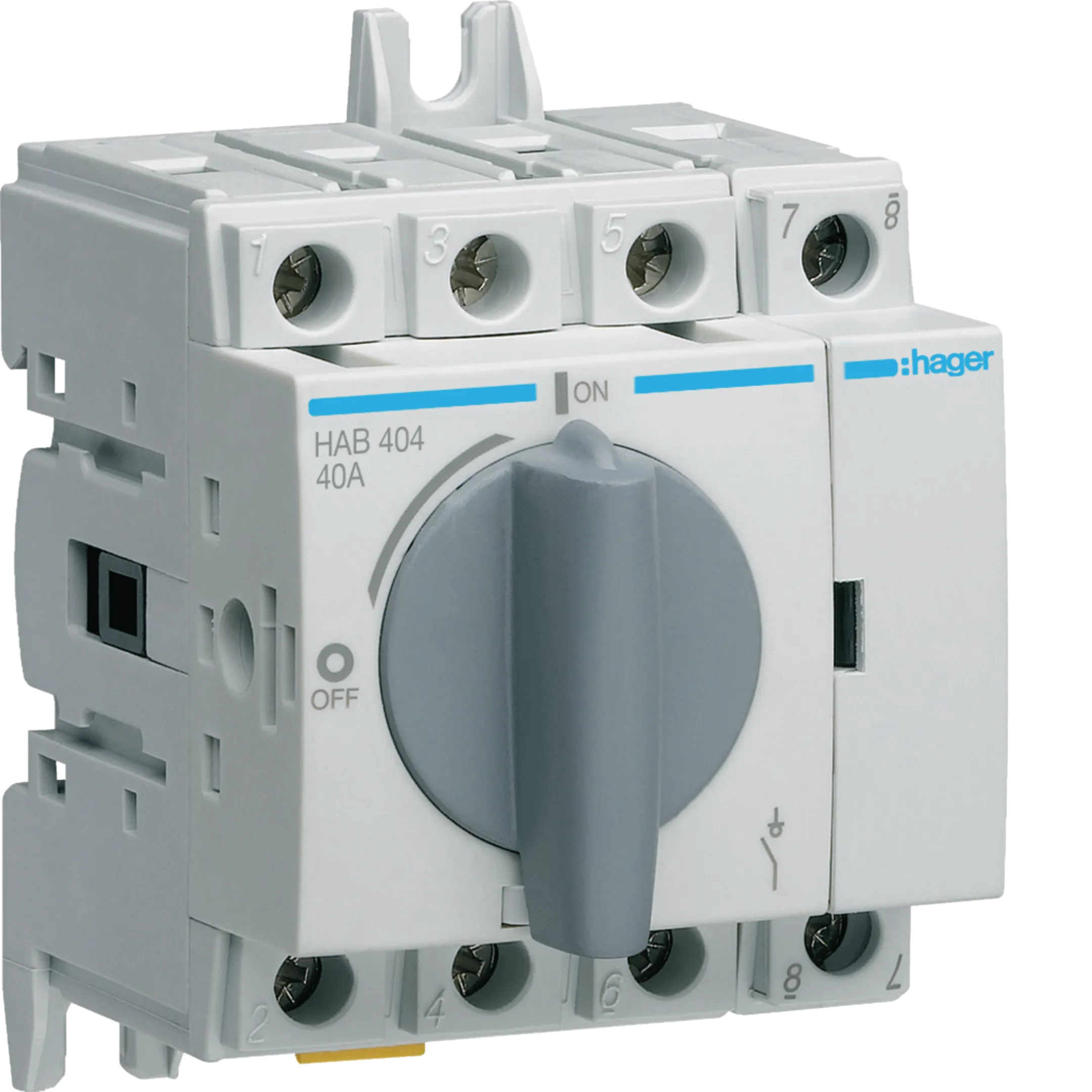 SKLOPKA RASTAVNA  40A  0-1  4POL,   HAB404,   HAGER