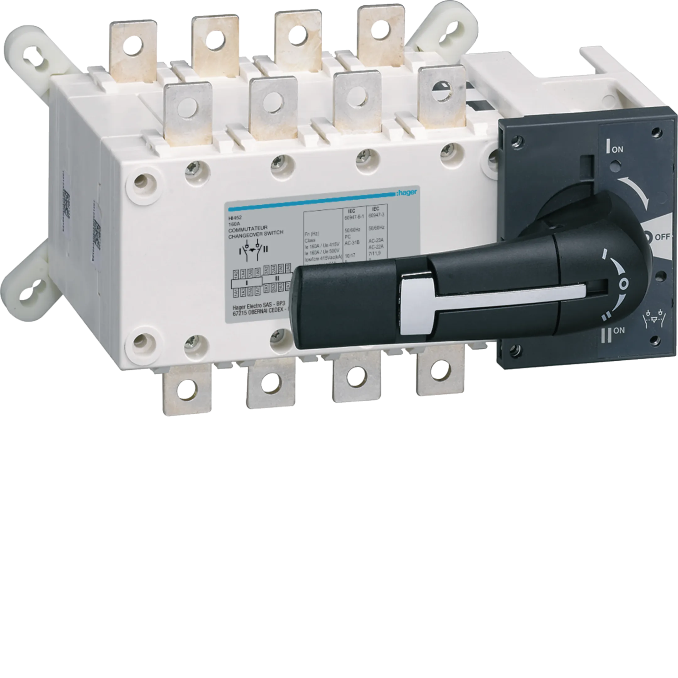 SKLOPKA RASTAVNA  160A  1-0-2  4POL,  HI452,   HAGER