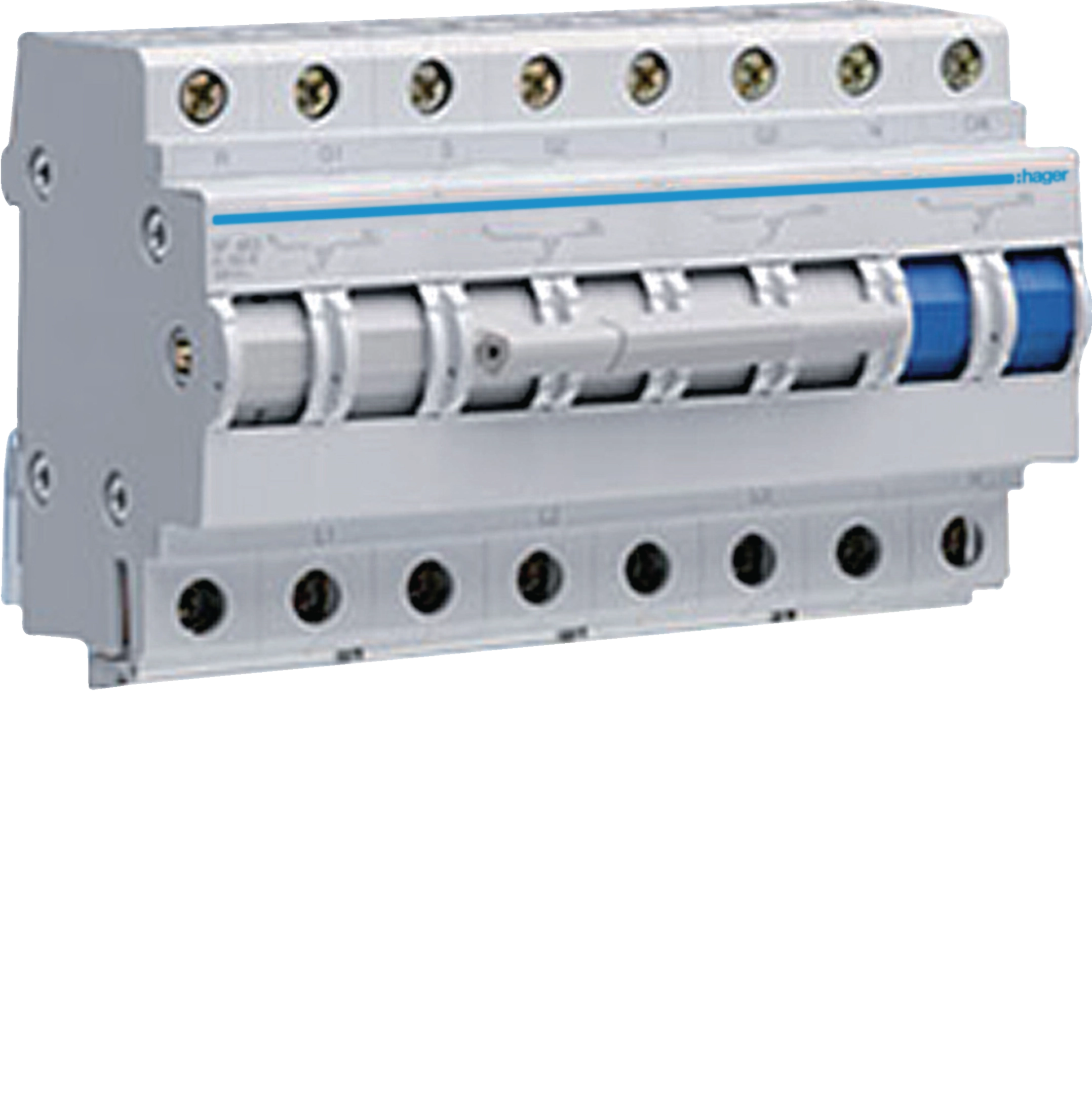 SKLOPKA GRUPNA 63A 1-0-2 4-POL.  8 MODULA,  SF463,   HAGER