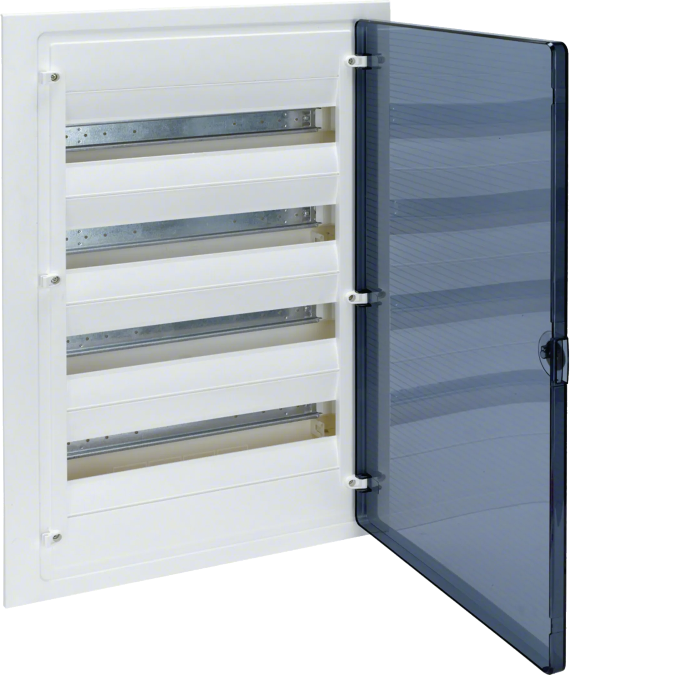 RAZVODNA TABLA 4-REDNA,  72 MOD., UGRADNA SA PROZ. VRATIMA,  VF418TJ,  HAGER