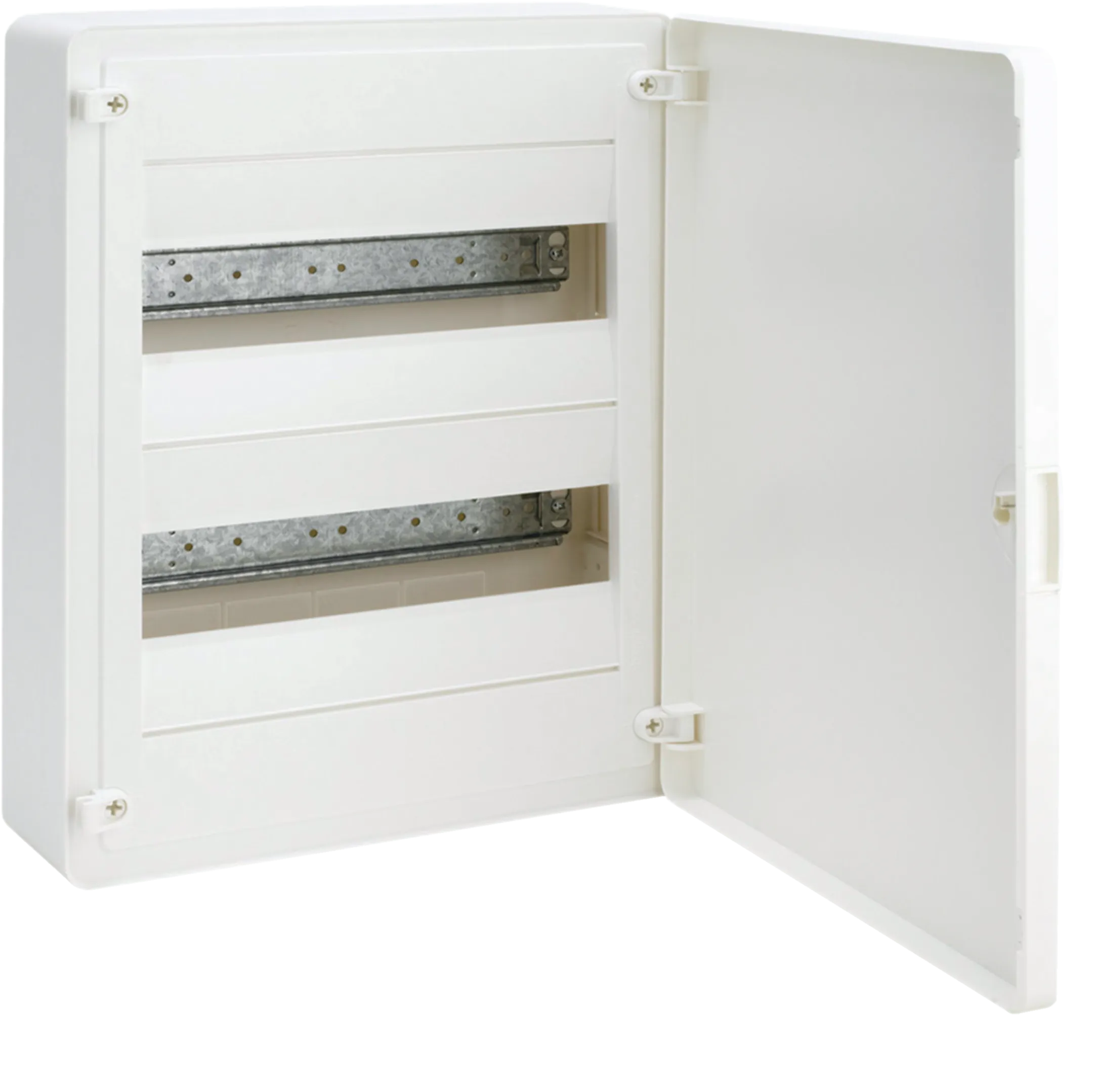 RAZVODNA TABLA 2-REDNA, 24 MOD., NADGRADNA SA BIJELIM VRATIMA,  VS212PJ,   HAGER