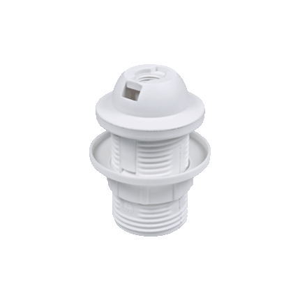 GRLO E-14 ZA LUSTER SA OBODOM BEZVIJACNO ZA NAVOJ M10X1, BIJELO, 11023.0,  AC