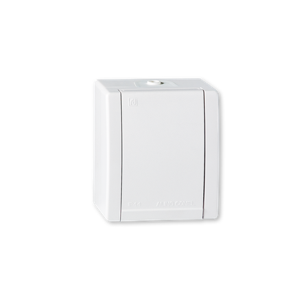 PRIKLJUCNICA OG DVOPOLNA PLASTICNA BIJELA  POWER LINE,  2411.00,    ALING-CONEL