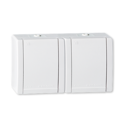 PRIKLJUCNICA OG DVOSTRUKA DVOPOLNA BIJELA  POWER LINE,  2412.00,   ALING