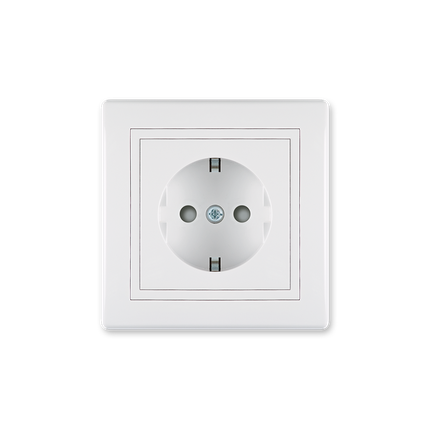 PRIKLJUCNICA DVOPOLNA PRESTIGE SA ZAST. KONTAKTA BIJELA,  601.00,   ALING-CONEL