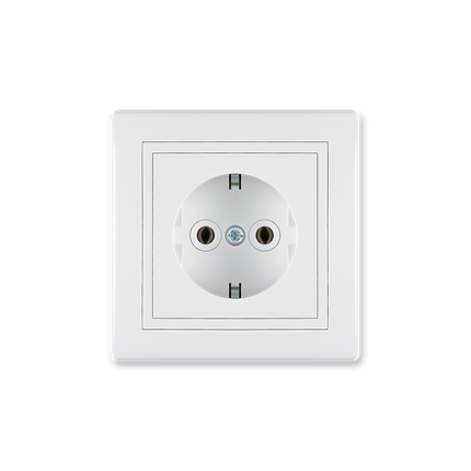 PRIKLJUCNICA DVOPOLNA SA TIJELOM OD POLIKARBONATA  PRESTIGE LINE,  630.00,  AC