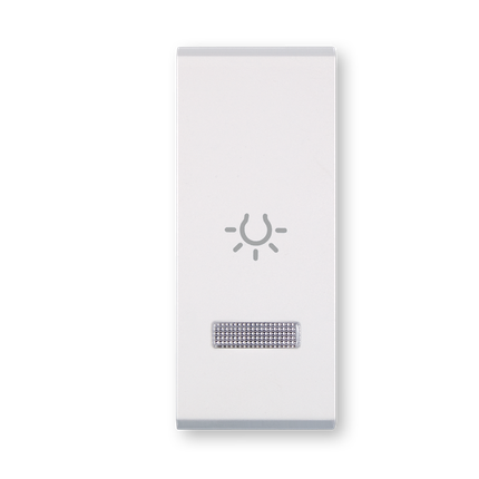 TASTER SA OZNAKOM SVIJETLA I INDIKACIJOM 1M BIJELI,  65421.0,   ALING MODE