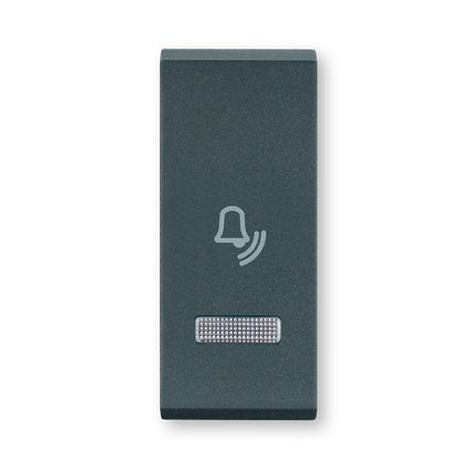 TASTER ZA ZVONO SA INDIKACIJOM 10A 250~1M ANTRACIT,  660I.A,   ALING MODE