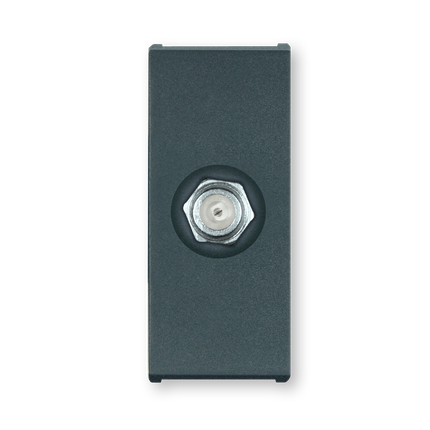 PRIKLJUCNICA ANT. TV ZA INDIV. SIST. F/F 1M (SATELITSKA) ANTRACIT, 6625.A,  AC