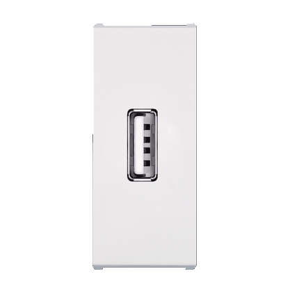 USB PUNJAC MODE 2.1A 5V, 1M, BIJELI 6629.0,   ALING-CONEL