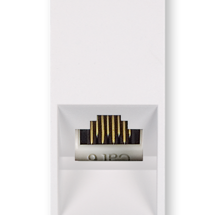 PRIKLJUCNICA KOMUNIKACIJSKA RJ 45 8/8 CAT 6  FTP 1M  BIJELA  665S.0,  ALING MODE