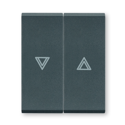 TASTER SKLOPKA ZA  ROLETNE-PAR 1M+1M 10A 250 ANTRACIT,  690.A,    ALING MODE