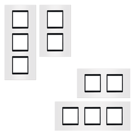 MASKA 2X2M VERTIKALNA EXP BASIC, BIJELA SA CRNIM NOSCEM, 70142.0E,   ALING CONEL