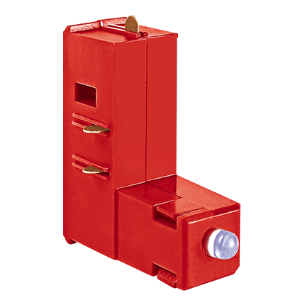 LED INDIKACIJA EXP SA KONTAKTIMA CRVENA, 72181.4,   ALING-CONEL