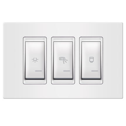 INDIKATOR UNIVERZALNI HORIZONTALNI - 3X16A 250V BIJELI,  72310.00,   ALING CONEL