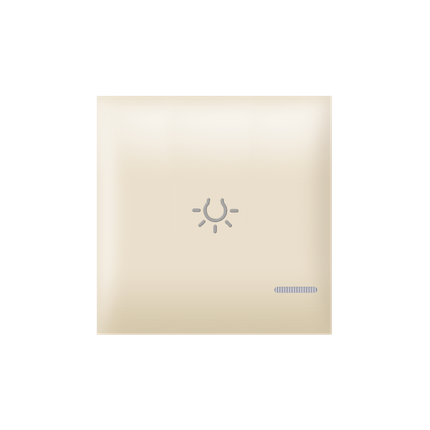 TASTER EXP 2M SA OZNAKOM SVIJETLA I INDIKACIJOM, KREM, 73402.9,   ALING-CONEL