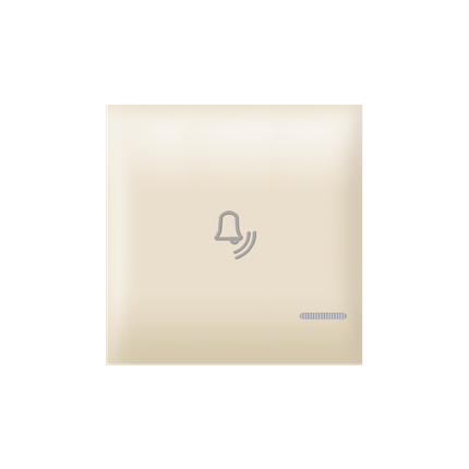 TASTER EXP 2M SA OZNAKOM ZVONA I INDIKACIJOM, KREM, 73403.9,   ALING-CONEL