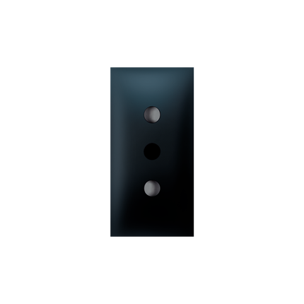 PRIKLJUCNICA DVOPOLNA EXP CEI 23-50/P11 10A 1M, CRNA SOFT, 74121.E1,   ALING