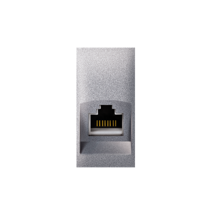 PRIKLJUCNICA KOMUNIK. EXP RJ45 CAT6 KEYSTONE LB UTP 1M, SILVER,  74223.S,   AC